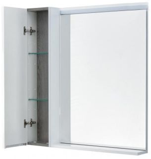 Зеркальный шкаф Акватон Рене 80см белый 1A222502NRC80