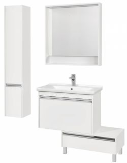 Комод с ящиком Акватон Капри 80см белый 1A231103KP010