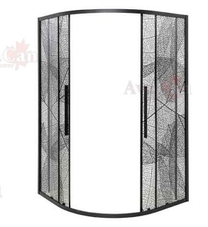 Душевой уголок AvaCan HB 120x120 см чёрный