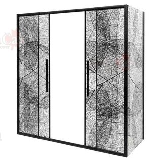 Душевой уголок AvaCan FB2 190-210 + SB90 чёрный