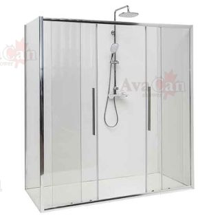 Душевой уголок AvaCan FC2 170-190 + SC 80 хром