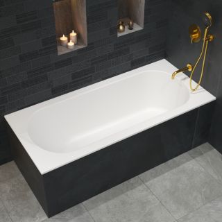 Ванна из искусственного камня WHITECROSS Gin 0217.180080.200 180x80 см белый матовый