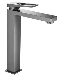 Смеситель для раковины Shevanik S6811T оружейная сталь