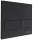 Кнопка смыва Berges Novum soft touch чёрный 040015