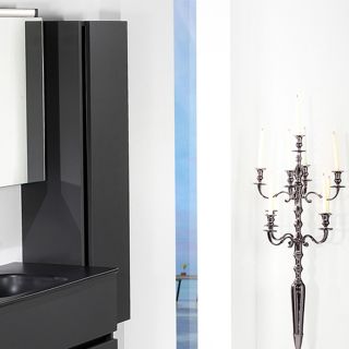 Пенал Armadi Art Vallessi 120см антрацит матовый 836-A matt