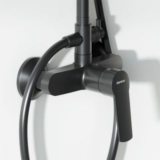 Душевая стойка Damixa Jupiter 977750000 черный