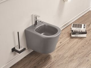 Биде CeramaLux 5330MH подвесное серое