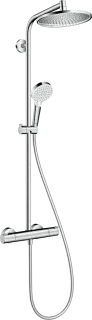 Душевая система hansgrohe Crometta S 240 1jet EcoSmart с термостатом 27268000, хром