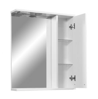 Зеркало-шкаф с подсветкой Stella Polar Ванда 60см белый SP-00000199