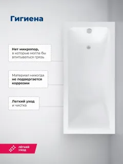 Акриловая ванна Aquanet Bright 347869 175x70 см с каркасом с боковой и фронтальной панелями