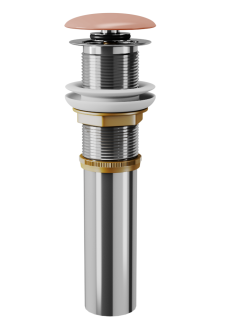 Донный клапан для раковины DQ DC9004 розовый матовый