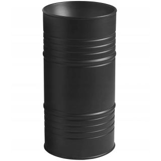 Раковина напольная Kerasan Artwork Barrel 4742K31 45см слив в пол чёрный матовый