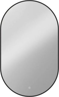 Зеркало с подсветкой ArtMax Torino AM-Tor-600-1000-DS-Nero 60 см чёрный