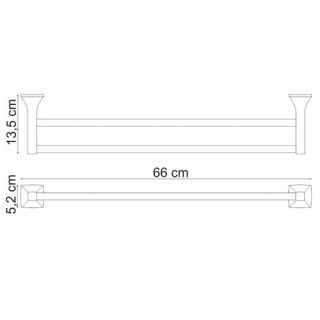 Wasserkraft Wern K-2540 Штанга для полотенец двойная