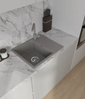 Мойка кухонная GranFest URBAN 258L темно-серый