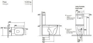 Бачок для унитаза Kerasan Tribeca 378130 белый