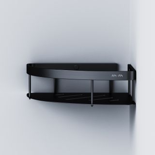 Полка для душа угловая Am.Pm Sense L чёрный матовый A7454122