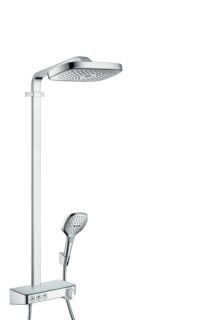 Душевая стойка Hansgrohe Raindance Select Showerpipe E300 3 jet 27127000 с термостатом