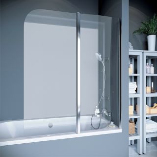 Шторка для ванны Koller Pool Waterfall Line QP95(right) chrome,grape