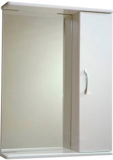 Зеркальный шкаф СанТа Прима 101100 50см белый