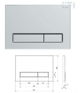 Комплект Delice Aura 4 в 1: инсталляция крепления клавиша смыва Aura шумоизоляция DLR 000004