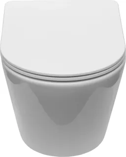 Унитаз подвесной Aquanet Logan Tornado 340298 безободковый с микролифтом белый