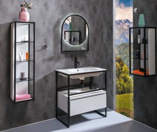 Пенал Armadi Art Loft 120см белый 896-W