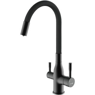 Смеситель для кухни Frap F4396-6 Черный