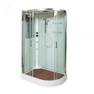 Душевая кабина Deto А102 L с гидромассажем 120х80х220 см