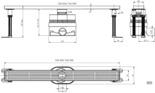 Душевой лоток Allen Brau Reality 9.50034.31 85 см черный