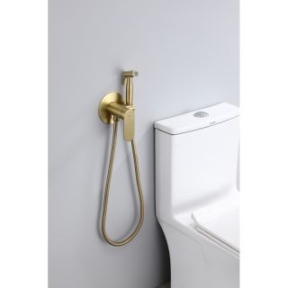 Гигиенический душ со смесителем Raglo R10.52.03 золотой сатин