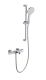 Смеситель для ванны с душевым гарнитуром Wonzon & Woghand WW-C2018-A-CR с термостатом хром