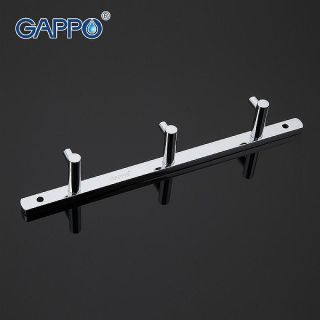 Вешалка три крючка Gappo G202-3 хром