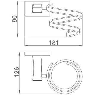 Держатель для фена Gappo G0728 хром