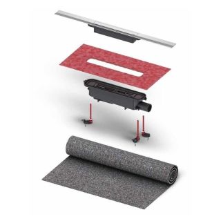 Душевой лоток TECE TECEdrainprofile 671221 120 см чёрный сатин