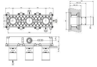 Скрытая часть для смесителя Gessi 54139.239