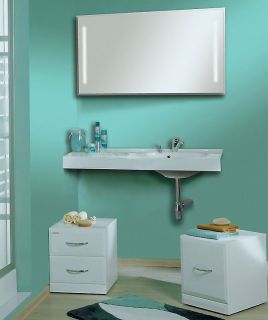 Раковина подвесная Акватон Отель правая 100см белый 1A70083NOT01R