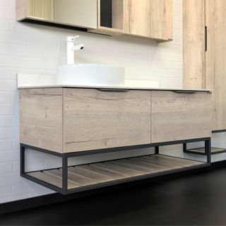 Тумба с раковиной Comforty Порто 00-00008905 120 см Дуб дымчатый