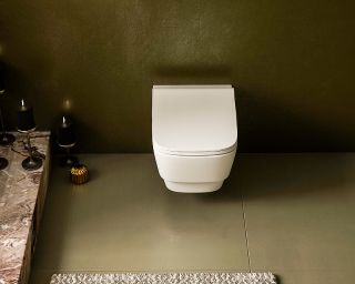 Подвесной унитаз Boheme Bello 971-2-MW с функцией биде белый матовый