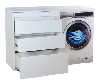 Напольная тумба под раковину Misty Фостер 70  УТ000008405 белый