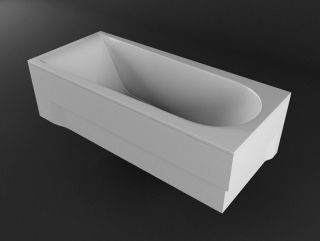 Фронтальная панель для ванны Vayer Boomerang 160x70 R Гл000010869 Белая