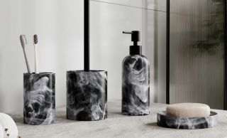 Дозатор для жидкого мыла WasserKRAFT Neime K-1999 Черный Белый