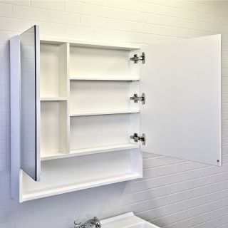 Зеркало-шкаф Comforty Никосия 00-00011198 80 см белый