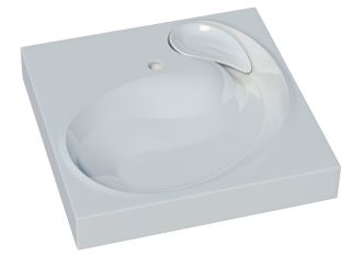 Раковина над стиральной машиной Stella Polar Бьянка 60см белый SP-00000797