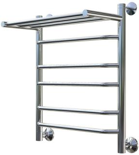 Водяной полотенцесушитель Тругор Браво НП 3 П с полкой 60x50см хром Браво3/нп6050П