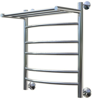 Водяной полотенцесушитель Тругор Приоритет НП 3 П с полкой 60x50см хром Приоритет3/нп6050П