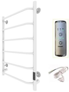 Электрический полотенцесушитель Тругор Пэк сп 6 80x50см белый Пэксп6/8050белыйВГП