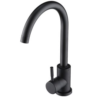 Смеситель для кухни Orange Steel M99-009b Черный матовый