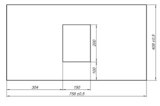 Столешница под раковину Allen Brau Priority 80 1.31010.GR-S Графит структ