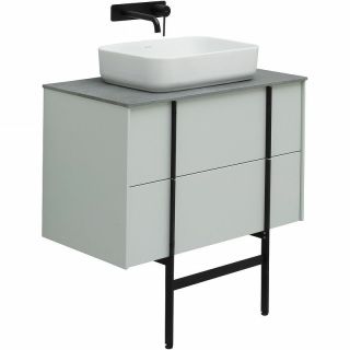 Тумба под раковину Allen Brau Reality 80 1.32005.PWM подвесная Папирус матовый